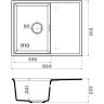 Мойка OMOIKIRI YORU 64-WH Side Artgranit/белый 4997319